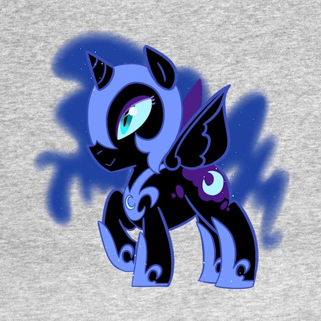 Chibi Nightmare Moon by Gavs_Art